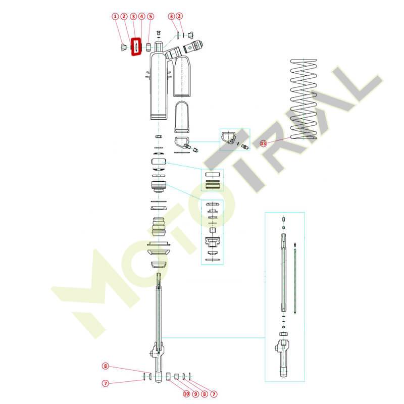 ШАРОВАЯ ШАРНИРА SUPERIOR SUSPENSION KAYABA ENDUR для Rieju MR