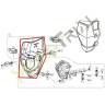 Пластик передней фары эндуро Gas Gas EC 18-20, Rieju MR 300 &#8211; Белый
